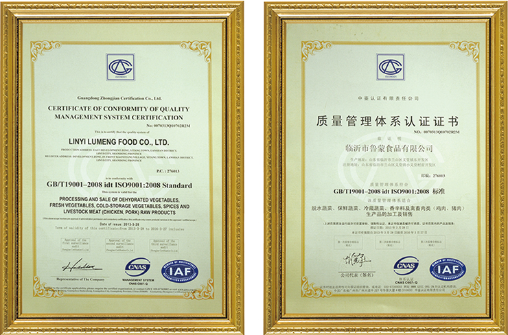 ISO9001資質(zhì)證書(shū)